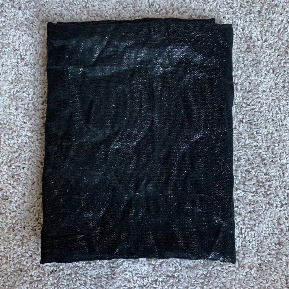 Express Black/Silver Infinity Scarf